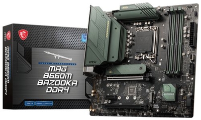 MSI Материнская плата mATX MSI MAG B660M BAZOOKA DDR4 