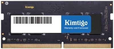 KIMTIGO Модуль памяти SODIMM DDR4 8GB KIMTIGO PC4-21300 2666MHz CL19 1.2V single rank RTL KMKS8G8682666 