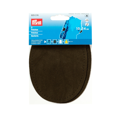 Prym 929376 Заплатки иск.замша 10*14см, 2шт, оливковый цв. Prym 929376