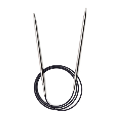 Prym 212156 Спицы круговые Prym латунь 100 * 4,5 цв. серебро 212156