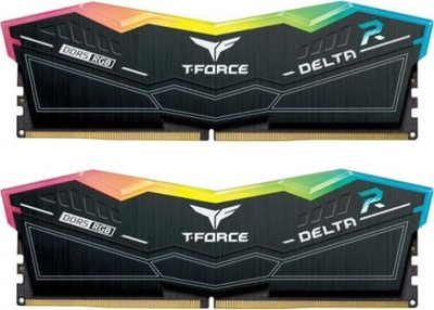 Team Group Модуль памяти DDR5 32GB (2*16GB) Team Group T-Force Delta RGB black PC5-51200 6400MHz CL40 1.35V FF3D532G6400HC40BDC01 