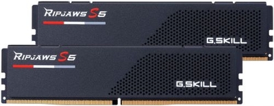 G.Skill Модуль памяти DDR5 64GB (2*32GB) G.Skill RIPJAWS S5 black PC5-44800 5600MHz CL28 1.35V F5-5600J2834F32GX2-RS5K 