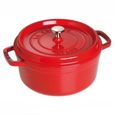 Staub Кокот круглый 3,8 л Staub вишневый 1102406
