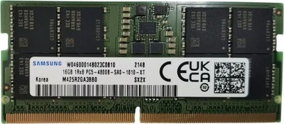 Samsung Модуль памяти SODIMM DDR5 16GB Samsung PC5-38400 4800MHz CL40 1.1V M425R2GA3BB0-CQK 