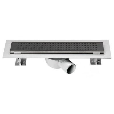 Vincea Трап для душа Vincea Optima SAY.601.70.B.M.S.PITI матовый Optima 70 SAY.601.70.B.M.S.PITI с Черной матовой решеткой SAY.601.70.B.M.S.PITI