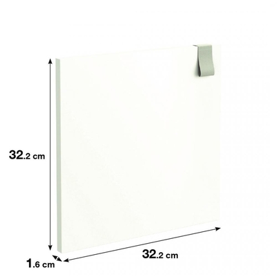 SPACEO Фасад SPACEO KUB 32.2x32.2 см ЛДСП цвет белый 