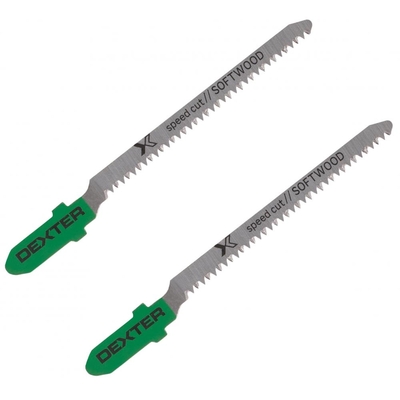 Dexter Пилки по дереву для лобзика Dexter 15 мм, быстрый рез, T76 HL-4