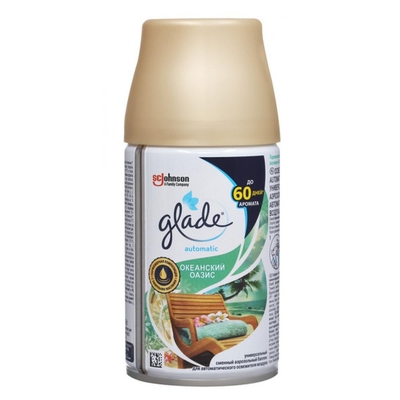 Glade Освежитель воздуха автоматический Glade Automatic «Океанский оазис» сменный блок 