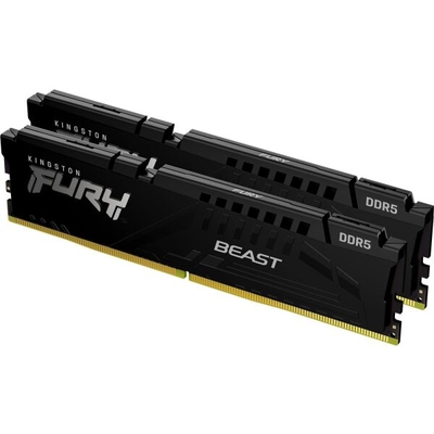 Kingston оперативная память Kingston fury beast 2x16gb ddr5 pc5-38400 kf548c38bbk2-32 