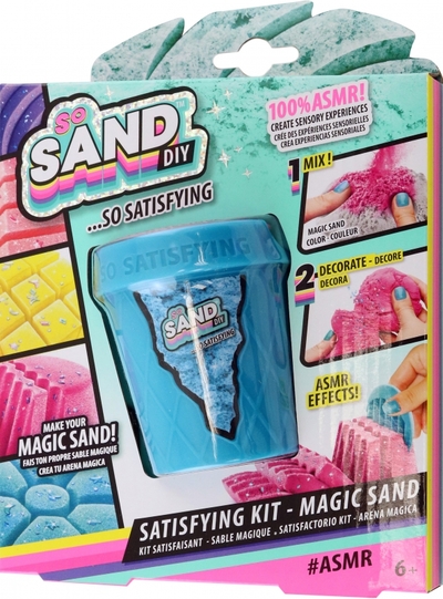Junfa Набор для экспериментов So Sand DIY, темно-голубой Junfa 