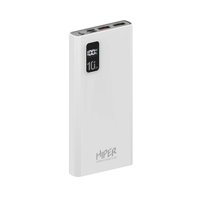 HIPER Внешний аккумулятор Hiper Fast 10000 10000mAh 5A QC PD 2xUSB белый (FAST 10000 WHITE) FAST 10000 WHITE