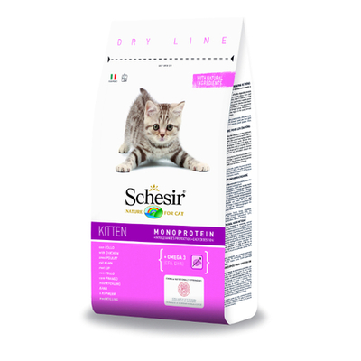 SCHESIR Schesir Kitten Сухой корм для котят (с курицей), 1,5 кг 