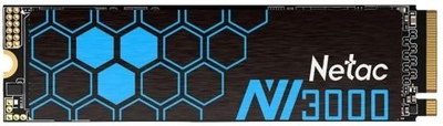 Netac Накопитель SSD M.2 2280 Netac NV3000 1TB PCI-E Gen3 x4 3D QLC 3000/21000MB/s IOPS 20K/19K MTBF 2M NT01NV3000-1T0-E4X 