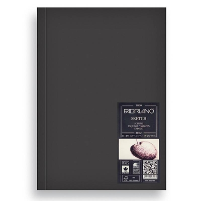 FABRIANO Блокнот для эскизов Fabriano "Sketch" 21x29,7 см 80 л 110 г твердая обложка, портрет 19100002