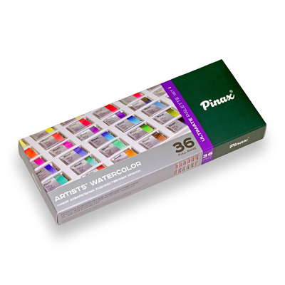 Pinax Набор акварели Pinax "Максимальная палитра" №1, 36 кювет PWC2536-UP-P-01