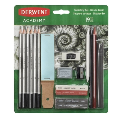 Derwent Набор для рисования Derwent "Academy Sketching" set 14 предметов в блистере 2300365