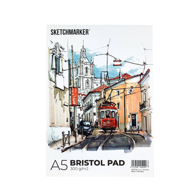 SKETCHMARKER Альбом-склейка для графики Sketchmarker "Bristol" А5 20 л 300 г BRPADA5