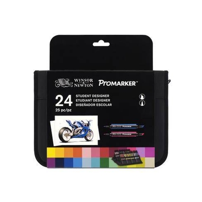 Winsor & Newton Набор маркеров ProMarker "Studen designer" 24 цвета в пенале Winsor & Newton 0290030