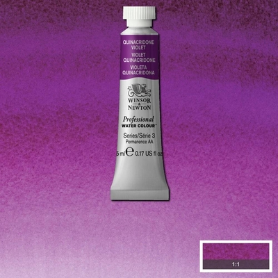 Winsor & Newton Акварель Winsor&Newton "Professional" в тюбике 5 мл Квинакридон фиолетовый Winsor & Newton 0102550
