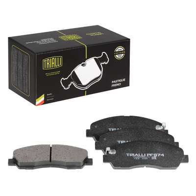 Trialli Колодка тормозная для а/м Газель Next задняя (13-) 4.6т (TRIALLI) PF 974 (4 шт.) PF 974