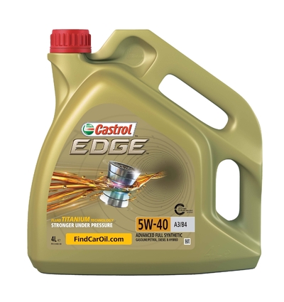 Castrol Моторное масло Castrol EDGE 5W-40 A3/B4 синтетическое 4л 15BA5D