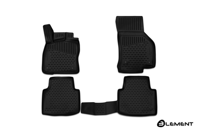 Element Коврики салона 3D Element SKODA Superb, 2015, полиуретан черные 4 шт. ELEMENT3D4517210k 