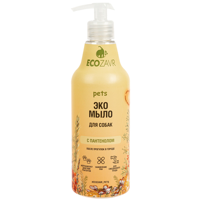 Ecozavr Ecozavr Эко мыло для собак с пантенолом 500мл 