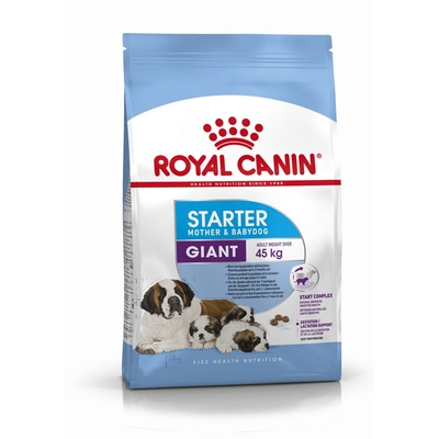 ROYAL CANIN Royal Canin Корм сухой Роял Канин для щенков Джайан стартер до 2х мес очень крупныхпород и беременных собак, меш. 4 кг 