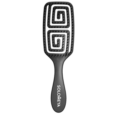 Solomeya SOLOMEYA Расческа для сухих и влажных волос с ароматом винограда MZ005 / Wet Detangler Brush Rectangular Grape 14-2028