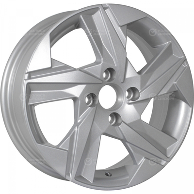 KDW Колесный диск KDW KD1520 6x15/4x100 D54.1 ET46 Light_Silver_Painted KKD1520-615-541-4x100-46SL
