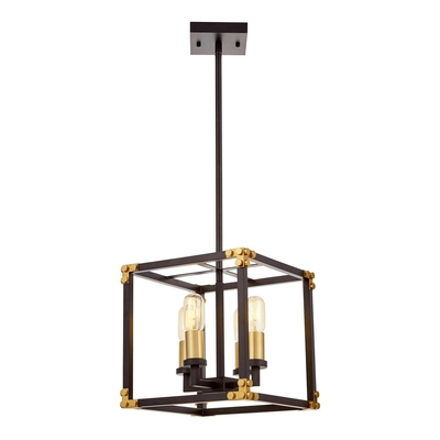 Lumina Deco Подвесная люстра Lumina Deco Waldorf LDP 1140-4 BK+MD Waldorf LDP 1140-4 BK-MD