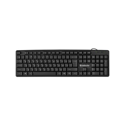 Defender проводная клавиатура Defender element hb-520 usb ru, черный, артикул 45522 