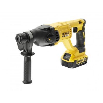 DeWalt Перфоратор бесщеточный аккумуляторный SDS-plus DeWalt DCH133M1, 18 В Li-ion 4 Ач, 2.6 Дж DCH133M1
