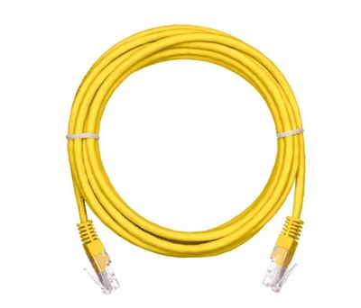 Netlan Кабель патч-корд U/UTP 5e кат. 10м Netlan EC-PC4UD55B-BC-PVC-100-YL-5 
