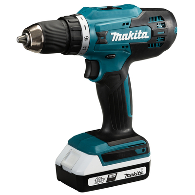Makita MAKITA DF488DWAE Дрель-шуруповерт аккумуляторный 18V G-Series, 42 Нм в кейсе (2 х 2 Ач) DF488DWAE