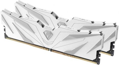 Netac Модуль памяти DDR5 16GB (2*8GB) Netac Shadow II PC5-38400 4800MHz CL40 1.1V white with radiator NTSWD5P48DP-16W 
