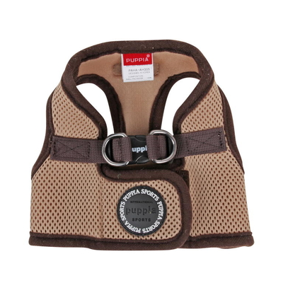 Puppia Puppia Шлейка для собак SOFT VEST бежевая L PAHA-AH305-BE-L