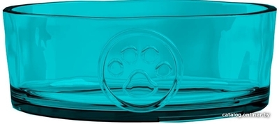 Tarhong TARHONG Миска для животных "Embossed Paw", бирюзовая, 15.4х5.6см/950мл PXPBL3061PBT