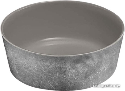 Tarhong TARHONG Миска для животных "Gallery Pewter", серый камень, 15.3х15.3х5.6см (700мл) PTD3060PBMG