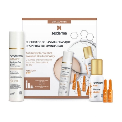 Sesderma Sesderma Набор: флюид для сияния кожи 50 мл + спрей-мист с витамином С 30 мл + сыворотка 4 х 1,5 мл (Sesderma, ) ЭХ99989432851