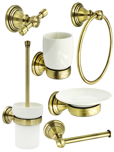 Bath Plus Набор Bath Plus Bronx gold , бронза/белый BXG-SET-03 