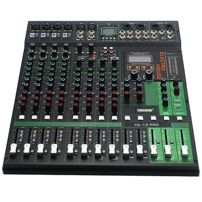 CRCBOX Аналоговый микшерный пульт CRCBOX XA-12 PRO 