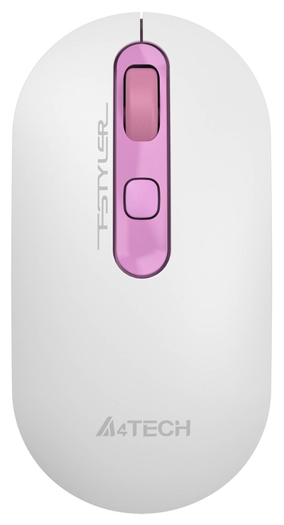 A4Tech Мышь A4Tech Fstyler FG20S Sakura белый/розовый FG20S (SAKURA)