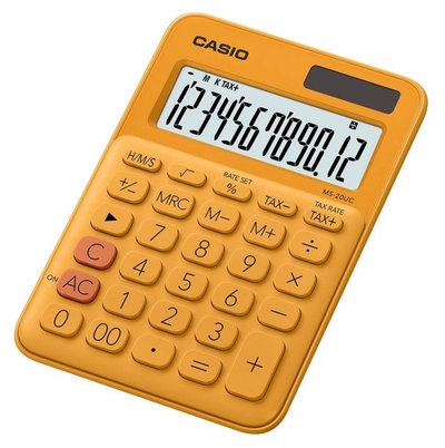 Casio Калькулятор настольный Casio MS-20UC-RG-W-EC оранжевый MS-20UC-RG-W-EC
