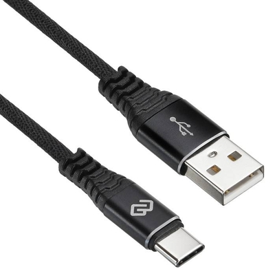 Digma Кабель Digma USB (m)-USB Type-C (m) 3м (type-c-3m-braided-blk) TYPE-C-3M-BRAIDED-BLK USB (m)-USB Type-C (m) 3м, черный TYPE-C-3M-BRAIDED-BLK