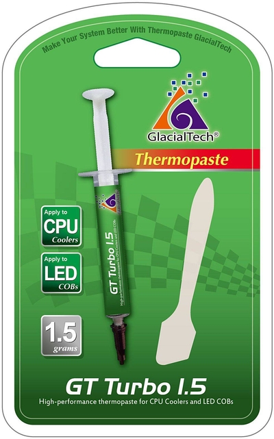 Glacialtech Термопаста Glacialtech GT Turbo 1.5, 1.5 грамма (ad-e8290000ap1001) AD-E8290000AP1001