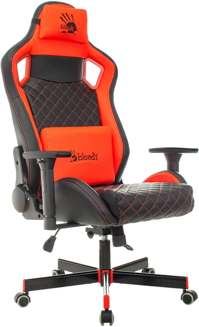 A4Tech Кресло игровое A4Tech Bloody GC-750, обивка: эко.кожа, цвет: черный BLOODY GC-750