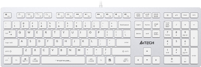 A4Tech Клавиатура A4Tech Fstyler FX50 белый (fx50 white) FX50 WHITE