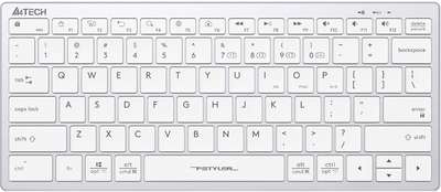A4Tech Клавиатура A4Tech Fstyler FBX51C белый (fbx51c white) Fstyler FBX51C белый USB беспроводная BT/Radio slim Multimedia (FBX51C WHITE) FBX51C WHITE