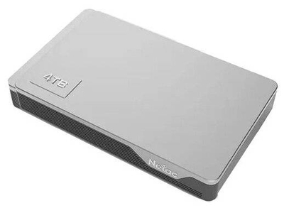 Netac Внешний жесткий диск 4Tb Netac K338 серебристый USB 3.0 (nt05k338n-004t-30sl) External K338 NT05K338N-004T-30SL NT05K338N-004T-30SL